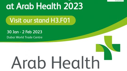 OPT SurgiSystems ha il piacere di invitarvi a visitare il suo stand presso la fiera Arab Health 2023